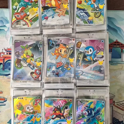 In Stock Original Pokemon PTCG Card First Partner SIR Set Vol.1 SV16.0 30th Anniversary Celebration Collectible Cards Toy Gift