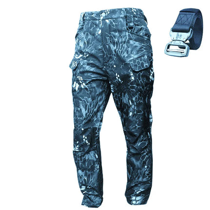 2025 Flap Pocket Men's Fleece Straight Leg Cargo Pants, Loose Casual Tactical Pants, Mens Work Pants for Hiking Climbing