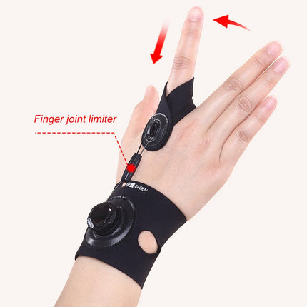Adjustable Finger Splint for Workout & Recovery - Trigger Finger Brace with Knob Fits All Fingers | 1PC Orthopedic Support