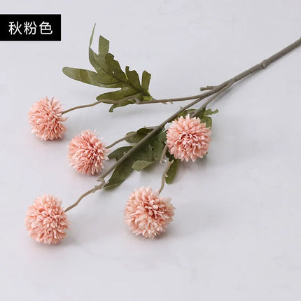 4pcs Artificial Flowers Dandelions Ornament Decorative Dandelion Bouquet Faux Dandelion Flowers Grace Plastic Bride Puff Ball