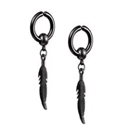 24 piece fashionable punk style 304 stainless steel ear clip set, can be given as a gift to friends