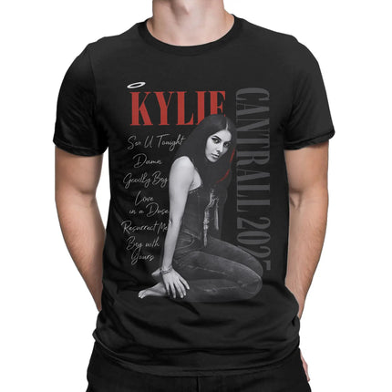 Men Kylie Cantrall T Shirts Collide Tour 2025 100% Cotton Clothing Hipster Short Sleeve Round Collar Tees Classic T-Shirt
