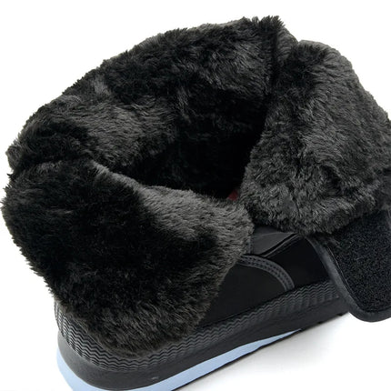 Winter Men's Snow Boots New Large Size Cotton Shoes for Men Platform Fur Keep Warm Plush Boots Antislip Outdoor Hiking Sneakers
