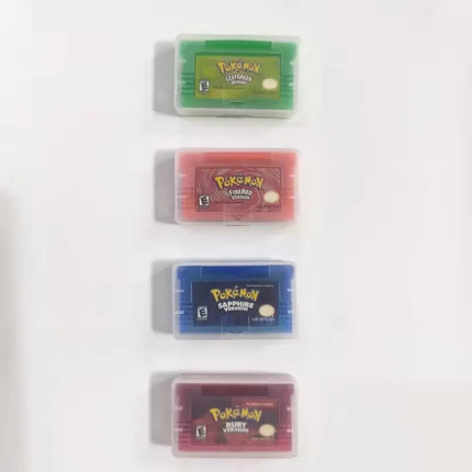 GBA Game Pokemon Series 32 Bit Video Game Cartridge Console Card Pokemon Emerald Ruby FireRed LeafGreen Sapphire Multi-language