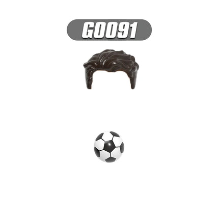 Building Blocks G0163 Assemble Bricks Football Players Parts Gifts Presents