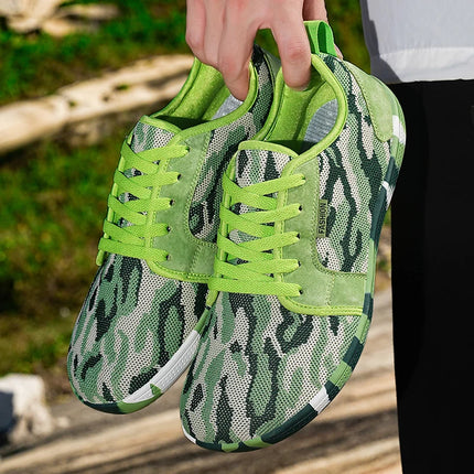 Unisex Wide Toe Barefoot Shoes for Men Women Outdoor Trail Running Minimalist Walking Shoes Lightweight and Breathable