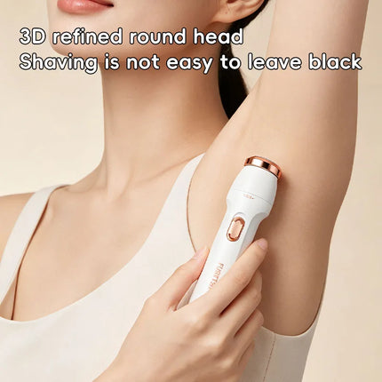 Electric Hair Trimmers for Women Waterproof Razor Painless Private Body Hair Removal Device Shaver Bikini Arm Leg Face Shaving