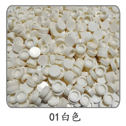 1000pcs/lot Tile 1x1 Round 98138 Special Brick MOC Building Block Small Particle Bricks Parts Compatible with 98138 LOGO Toys