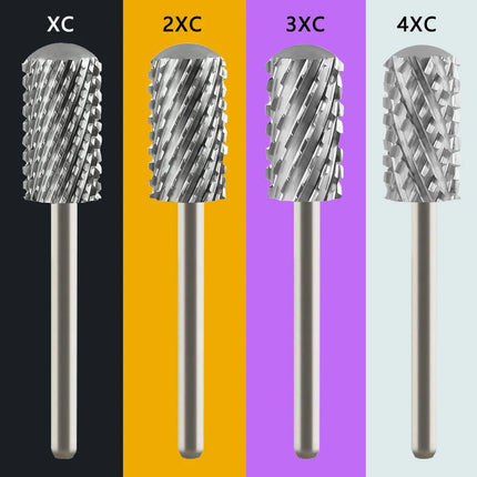 1pc 6.6mm Smooth Top Large Barrel Nail Drill Bits Safety Carbide Bit Milling Cutter For Manicure Remove Gel Accessories