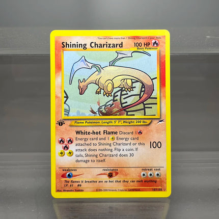 Charizard PTCG Single Collection Card 1st Edition 1996 Vmax Ex Rare Rainbow Card PKM Proxy Cards Toys Gifts