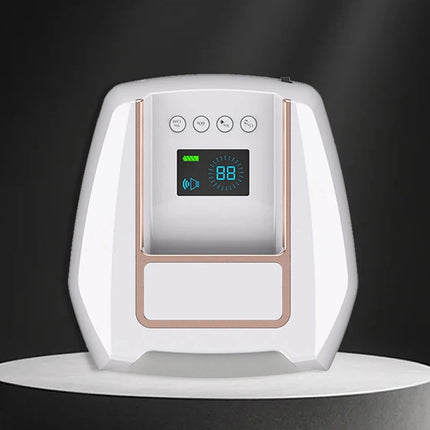 Professional 126W Rechargeable Nail Lamp with Handle Wireless Gel Polish Dryer Pedicure Machine Cordless UV LED Nail Art Lamp
