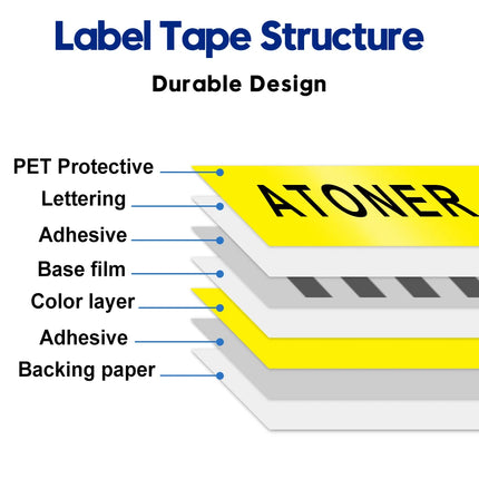 6/9/12/18/24mm Strong Adhesive Sticker Compatible Brother Label Tape TZe S231 S131 S221 S241 S251 for Brother Printer PTH110
