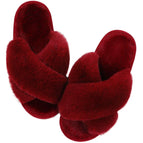 Wine Red / 36-37(8.8-9 inch) / China Mainland