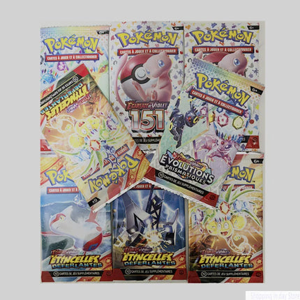90/180/360Pcs English French Spanish Carta Karten Pokemon Cards Sun Moon Evolutions Booster Box Collectible Tradiner child Card
