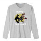gray long sleeves / S