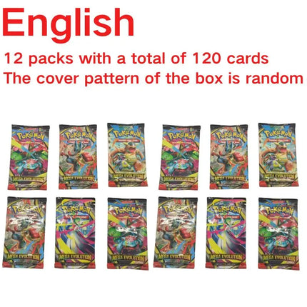 10/30/60/360PCS English Pokémon TCG: Mega Evolution Perfect order Phantasmal Flames Ascended Heroes Booster Box Pokemon card