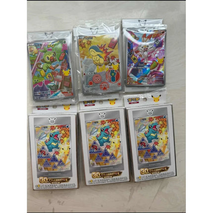 Original Pokemon 30th Vol 2 Anniversary Celebration First Partner Special Illustration Set Vol.1 Vol.2 Simplified Chinese Gifts