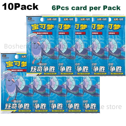 Original Pokemon Card Anime Game Simplified Chinese PTCG Sun&Moon Sword&Shield All Series Cards Booster Packs Toys Children Gift