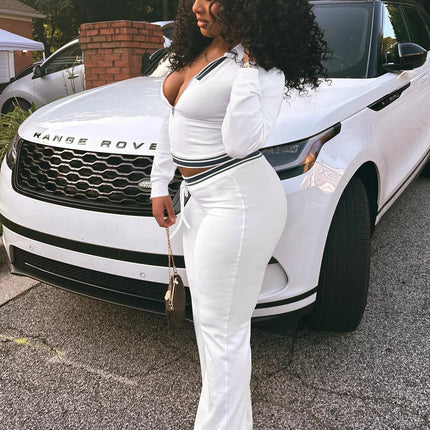 Streetwear Casual Tracksuits Set Sexy Women Two Pieces Sports Matching Set Sweet Lady Gym Pants Outfits