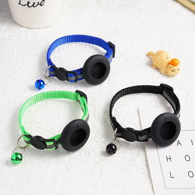 Reflective Adjustable Cats and Small Dogs Collars with Bells Pet Supplies Anti-strangling Cats Necklace - product image 2