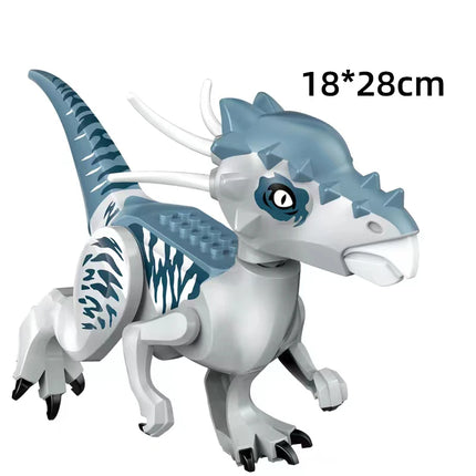 Jurassic Dinosaurs Building Blocks Indominus Rex DIY Big Size Tyrannosaurus Action Figure Models Children Toys Animals Gifts