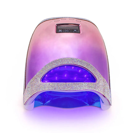 Zz Plating Fade Color 48W Intelligent Induction Nail Lamp Rechargeable Quick Drying Gel Dryer Nail Polish Set Wireless Nail Lamp