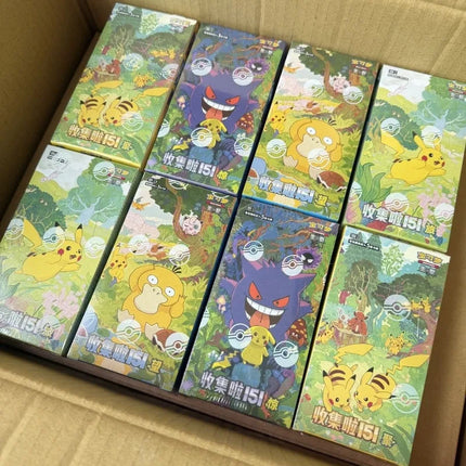 Pokemon Ptcg Trading Card Game 151 Collection Pack Collectible Children Cards For Anime Fan Hobby Collectors Surprise Toys Gifts