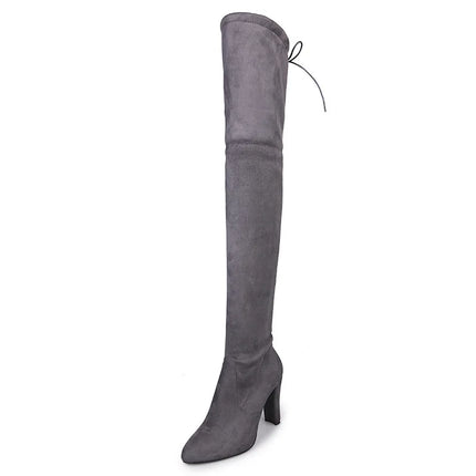 Plus Size 34-43 2025 New Shoes Women Boots Black Over the Knee Boots Sexy Female Autumn Winter lady Thigh High Boots
