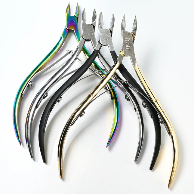 1pc Professional Cuticle Cutter Nail Nippers Scissors Manicure Pusher Pedicure Tong Dead Skin Remover - product image 2