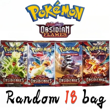 Random 18 bag Pokemon TCG Booster Pack Mega Evolution Ascended Heroes English Version Cards Per Pack Rare Trading Cards