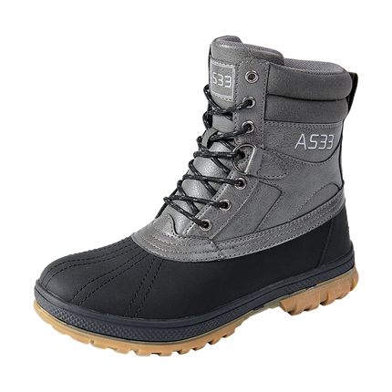 Plus Size 47 Outdoor Men Boots Winter Snow Boots for Men Training Work Boots Waterproof Slip-Resistant Keep Warm Winter Shoes