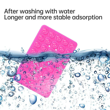 Silicone Suction Cup Phone Holder Multi-Functional Anti-slip Mobile Fixture Pad Double Sided Detachable For iPhone Huawei Tablet