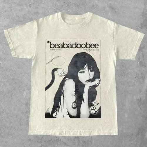 Beabadoobee North American Headlines Tour 2025 T-Shirt Vollständig legere, bequeme Sommer-Baumwolle bevorzugt