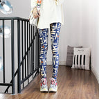 HK8007 Blue Letters / One Size