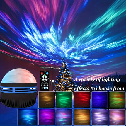 Galaxy Projector RGB Star Projector USB Powered Remote Control Night Light Lamp for Birthday Gifts Holiday Party Room Decoration