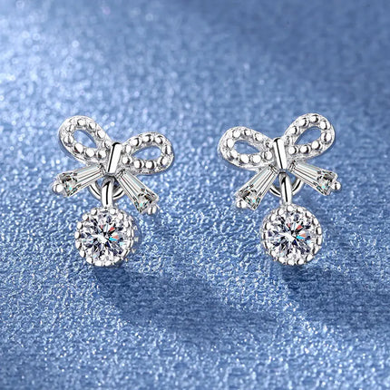 High-quality 925 Sterling Silver Crystal Fashion Circle Hoop Earrings for Woman Wedding Party Gift Street Versatile Jewelry