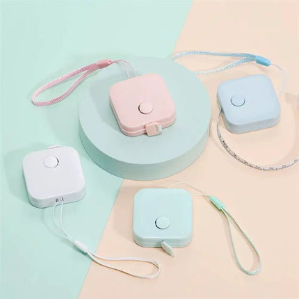 Sewing Tape Measure Dual Sided Retractable Ruler with Push Button Ruler for Weight Loss Medical Body Measurement Tailor Tool