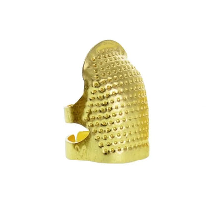 Adjustable Vintage Sewing Thimble, Handmade Non-slip Embroidery against Ring, Vintage Needle Presser Needle Hoop Finger Holder