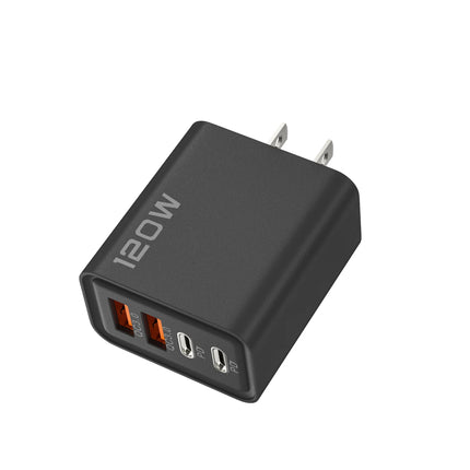 120W Multi Port USB USB-C Quick Fast Charger PD QC3.0 Wall Power Adapter EU US UK Plug For iPhone 17 16 15 14 - product image