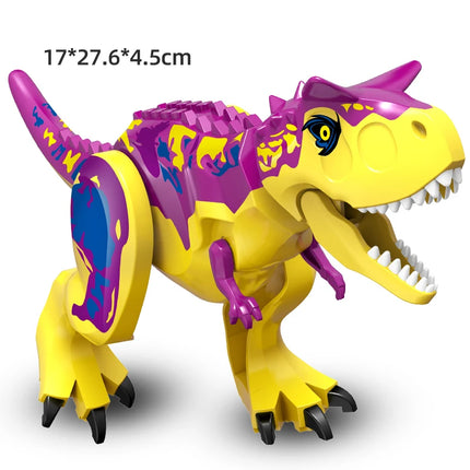 Jurassic Dinosaurs Building Blocks Indominus Rex DIY Big Size Tyrannosaurus Action Figure Models Children Toys Animals Gifts