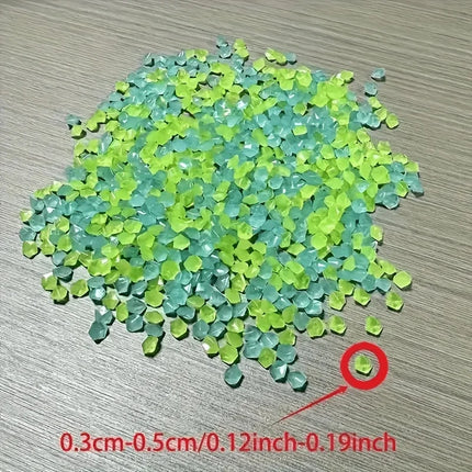 10000Pcs Luminous Stones Fish Tank Aquarium Ornament Glow In The Dark Pebbles Outdoor Yard Lawn Path Walkways Decorations