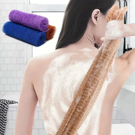 African Exfoliating Sponges Towel Mesh Bath Scrub Washcloth Double Side Wash Bath Loofah for Smooth Skin Back - product image