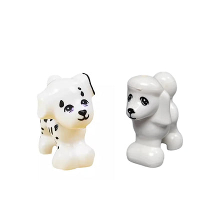 MOC Animal Scene Building Blocks Cats Dogs Sheep Pigs Chickens Eagle Parrots Dolphin Zoo Fram Accessories DIY Toys Bricks T14