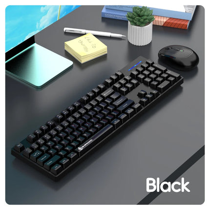 Shipadoo Gaming Wireless Keyboard And Mouse Combo Set,computer Wireless Laptop Desktop Office Pc Accessories Free - product i