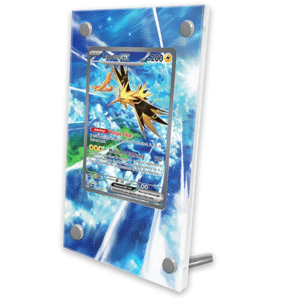 Pokemon Display Cards PTCG Reshiram Zekrom Charizard Espeon Latias SV11 151 Anime Game Expand Art Gifts Acrylic Protective Case