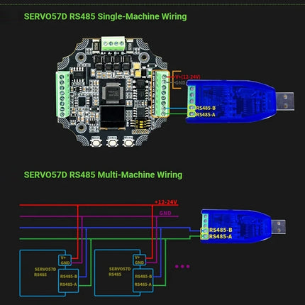 MKS SERVO57D MB PCBA NEMA23 Closed Loop Stepper Motor Driver CNC 3D Printer For Gen L FOC Quiet And Efficient-AC47