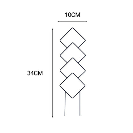 Climbing Plant Trellis Plant Support Garden Stake Stand Climbing Rack Iron Flower Trellis Frame Stand Holder Garden Decor