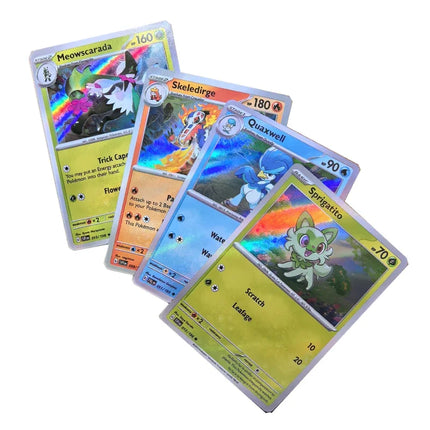 2025New GEM Pack not Original Vol.1 Pokemon Cards English version Trading PTCG Bag Box NO cbb1C Pikachu Card Available Gifts