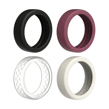 Ring Cover for Oura Ring 5, Anti-Scratch Elastic Silicone Oura Ring Case Protector for Men & Women Working Out Gym (S/M (6-13))