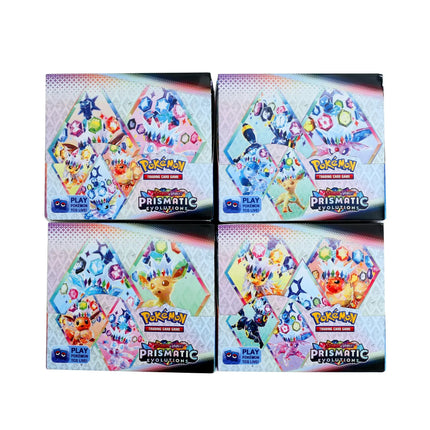 360Pcs Pokemon Card Prismatic Evolutions PHANTASMAL FLAMES Scarlet Violet 151 Black Bolt English Booster Battle Transaction Card